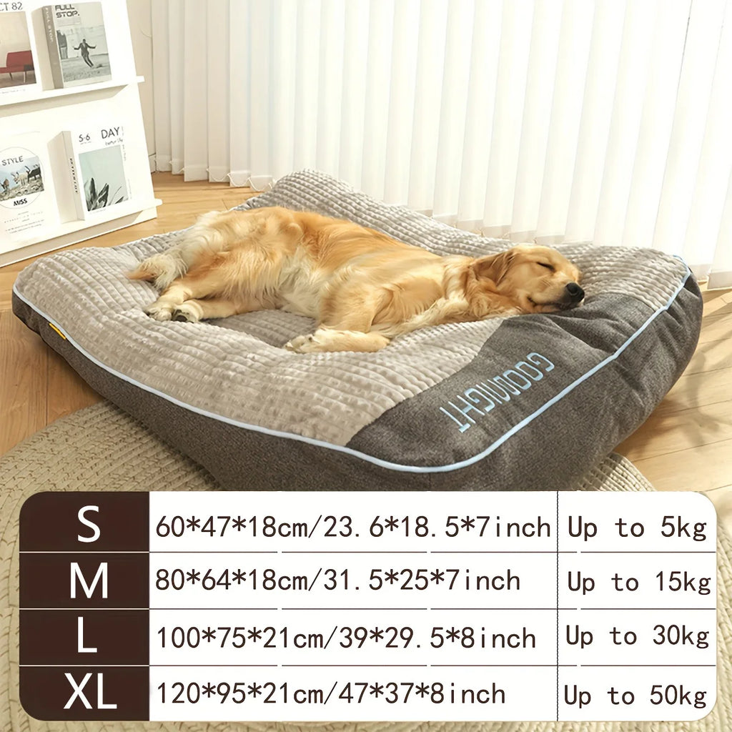 Extra Thickened Extra Large Dog Bed 47Inch for Large Dogs, Orthopedic Dog Mat for Large Senior Dogs,Durable Kennel Cush