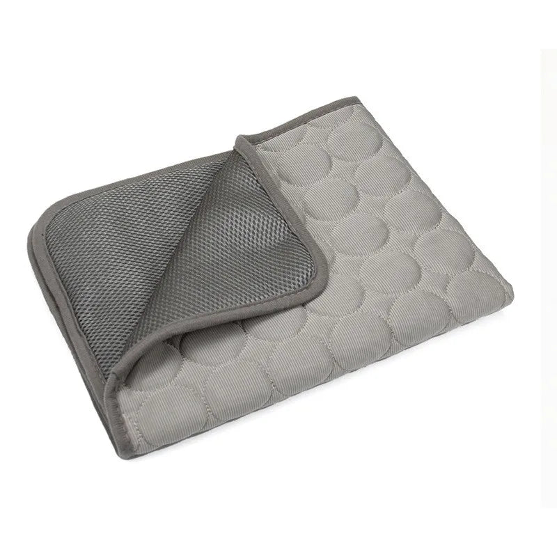 Breathable Ice Silk Pet Cooling Mat Washable Self Cooling Pad Dog Cat Summer Sleeping Blanket Kennel Crate Bed Cushion