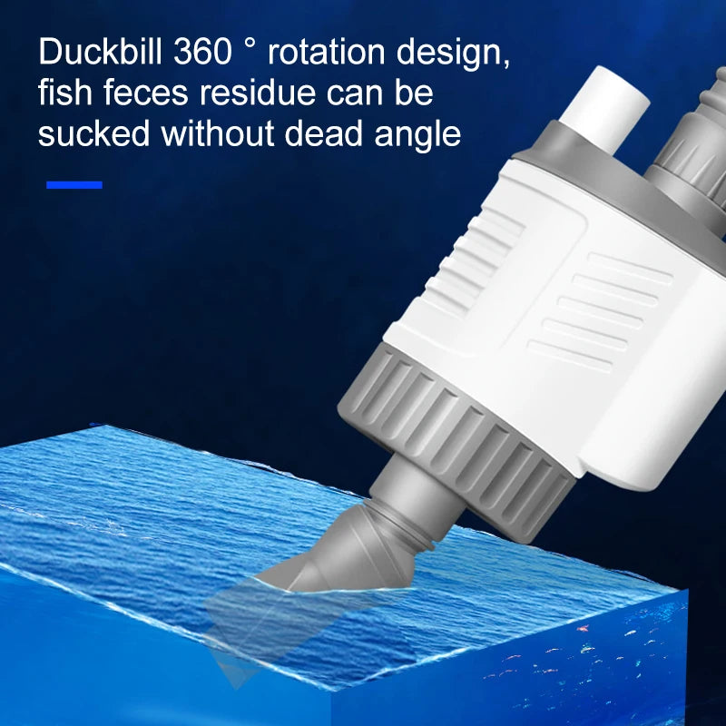 Aquarium Water Change Pump Electric Fish Tank Cleaning Tool Vacuum Water Changer Gravel Cleaner Siphon Filter Pump 30W 220V