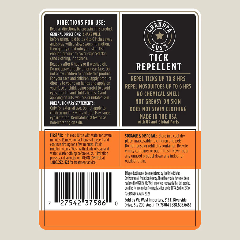 Tick Repellent Spray
