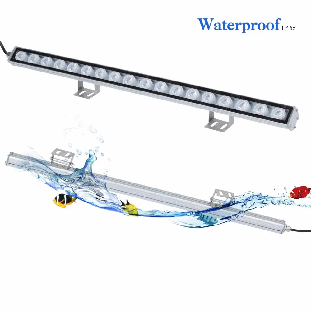 54W/81W/108W Led Aquarium Light with Only 470Nm Blue Spectrum Strip Light Beautiful Your Coral Reef Fish Tank Lamp